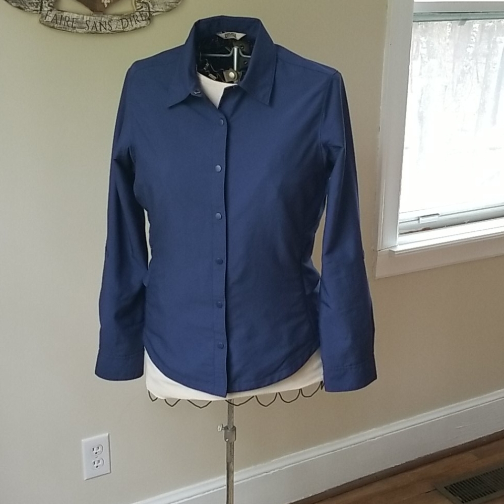 Duluth Action Button Up Hiking Shirt Sz M